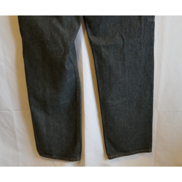 VTG Polo Jeans Company Ralph Lauren 5-POCKET CARPENTER C-5 36 x 33 Black - Picture 14 of 16